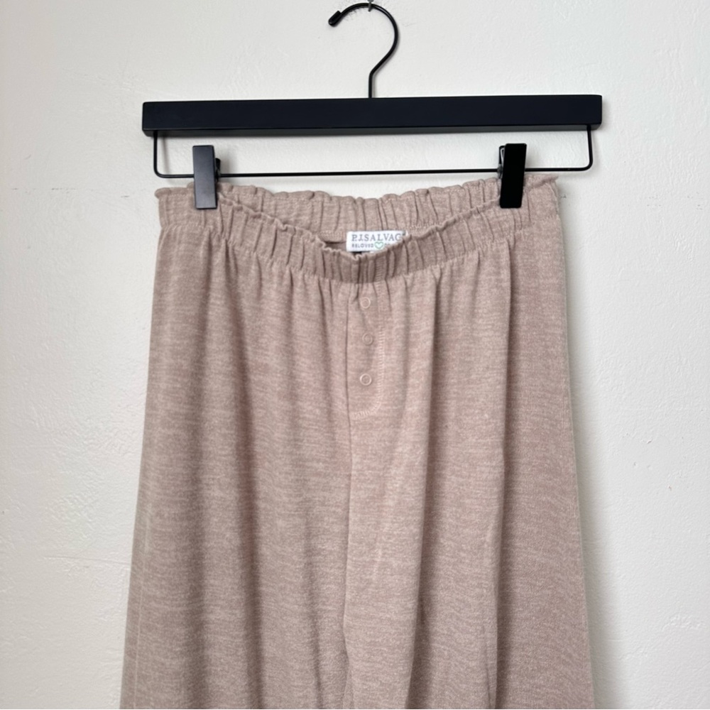 PJ SALVAGE Reloved Collection Loungewear Lounge Pant XS Tan - Picture 3 of 5